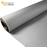 Fire Retardant Pu Coated Waterproofing Fiberglass Cloth Fire Resistant Fabric